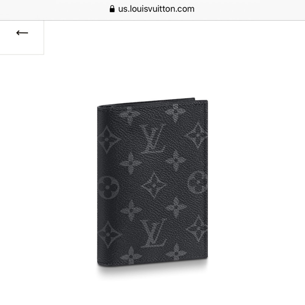 Louis Vuitton passport holder cover